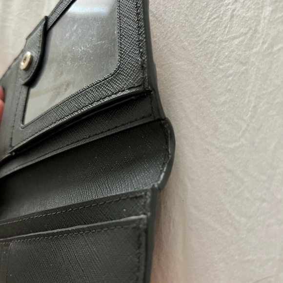 Kate Spade | Pink & Black Spencer Slim Bifold Leather Wallet - Picture 8 of 10